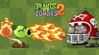 PvZ 2 - What Plant can defeat Mecha-Football Zombie by using only 1 Plant food?