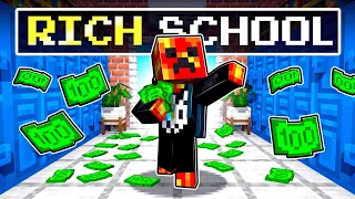 I Sent Baby Preston to RICHEST School In Minecraft