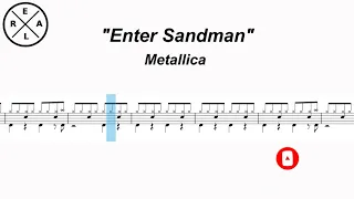 Metallica - Enter Sandman Drum Score