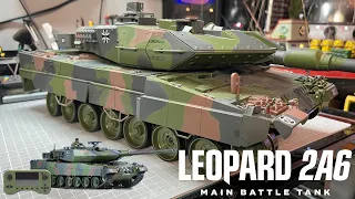 Build the 1:16 Scale Leopard 2A6 Main Battle Tank - Pack 9 - Stages 70-77