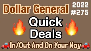 2022#275🤑Dollar General Quick Deals For This Week🔥Must Watch👀