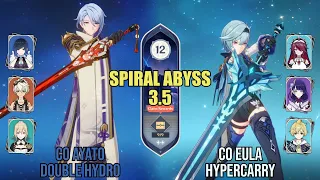 C0 Ayato Double Hydro & C0 Eula Hypercarry - Spiral Abyss 3.5 - Floor 12 (9★)