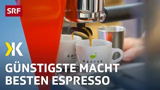 Espressomaschine im Test: Das günstigste Modell macht den besten Kaffee | 2020 | Kassensturz | SRF