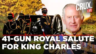 UK Marks Coronation Anniversary | King’s Troop Royal Horse Artillery Fires 41 Gun Royal Salute