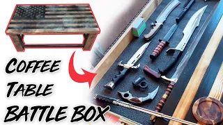 COFFEE TABLE BATTLE BOX! (Concealed...)