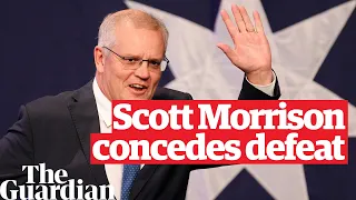 Scott Morrison concedes defeat to Labor's Anthony Albanese in Australian election
