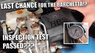 Bosch ABS system removed & fitted | Brake Caliper test  | Brake pressure test | Fiat Barchetta ABS