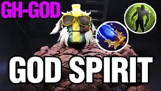 GOD SPIRIT - GH-GOD Plays Earth Spirit WITH AGHANIM'S - Dota 2