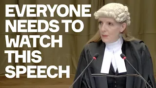 Gaza Genocide Unmasked By Irish Lawyer's HISTORIC Speech At The ICJ