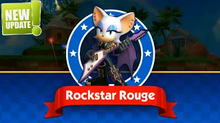 Sonic Dash - Rockstar Rouge New Character Unlocked & Fully Upgraded Update All 63 Character Unlocked