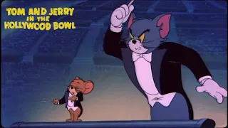 Tom and Jerry - The Hollywood bowl (1950) with original mgm cartoon print original ending