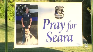 'A local hero': Community holds fundraisers for Officer Seara Burton