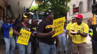 ANC members gather to counter pro-Zuma march