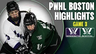 PWHL Finals Highlights: Boston vs. Minnesota | Game 3 Walter Cup Final