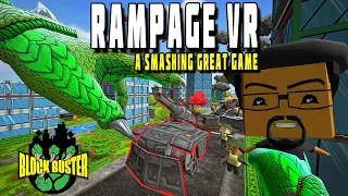 Smashing up buildings like Rampage in Block Buster VR