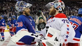 Rangers and Capitals shake hands after Game 7