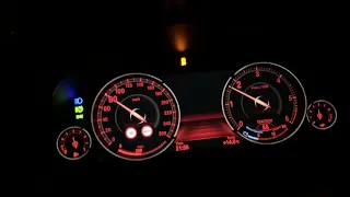 BMW F10 535d Stage 1 100-200 km/h acceleration 12.x sec