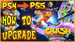 How to Upgrade Crash Bandicoot 4 PS4 to PS5 It's About Time