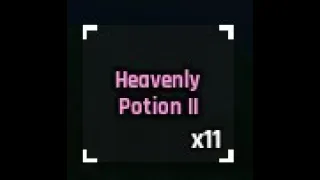 Using 11 Heavenly II Potions in Hell Sol's RNG