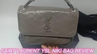 SAINT LAURENT YSL NIKI BAG UNBOXING&REVIEW MEDIUM