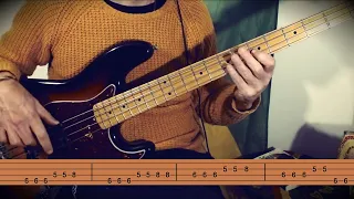 Easy Skanking - Bob Marley, Kaya 1978 (bass cover and TAB 4K)