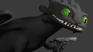 I Learned 3D Animation just to remake that one video but with Toothless