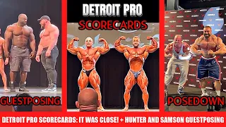 Detroit Pro Scorecards: How Close Was it? + Samson and Hunter Guestposing + Krizo VS Behrooz Posing