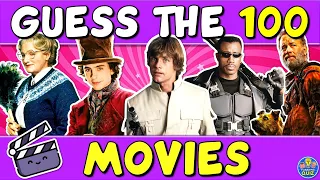 Guess "THE 100 MOVIES" QUIZ! 🎬 | CHALLENGE/ TRIVIA