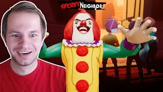 Secret Neighbor Beta | Обзор персонажа Сосед Клоун (CLOWN NEIGHBOR)