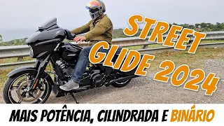 Harley Davidson  - Street Glide 2024 ★  Review & TestRide  ★ 🔥🔴 - COM LEGENDAS 💯✅