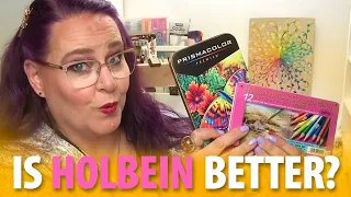 HOLBEIN vs PRISMACOLOR | Colored Pencil BATTLE!