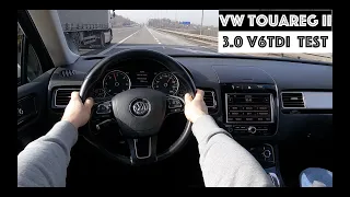 VW Touareg 3.0 V6 TDi 2011 204HP | POV 4K | 0-100 | SLOPE ATTEMPT | TEST DRIVE