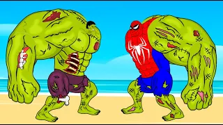 Evolution Of HULK ZOMBIE vs Evolution Of SPIDER ZOMBIE : Who Is The Strongest Monster?