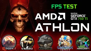 БЮДЖЕТНАЯ СБОРКА ATHLON X4 970 + GTX750Ti ФПС ТЕСТ(DOTA/WOT/CSGO/MINECRAFT/DIABLO/GENSHIN FPS TEST)