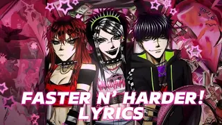 Faster N’ Harder Remix (w/asteria & kets4eki) LYRIC VIDEO