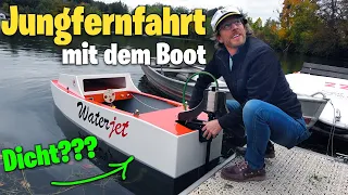 Wassereinbruch? Wird das Boot schwimmen?