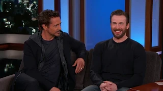 rdj and chris evans being the most iconic duo for 4 minutes straight