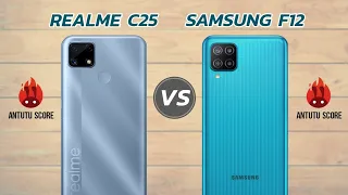 Realme C25 Vs Samsung Galaxy F12