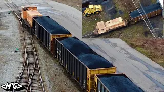Unloading a B&P Coal Train