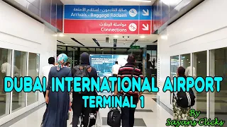 Dubai International Airport Arrival | Walkthrough and Guide | Terminal 1 | SriLankan Airlines