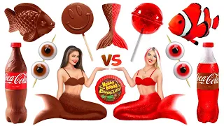 Comida de Verdade VS Comida de Chocolate | Momentos Engraçados com Chocolate por RATATA POWER