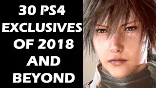 30 NEW PS4 And PS4 PRO Exclusive Games To Look Forward To In 2018