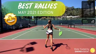 SwingVision Tennis Highlights  🎾 Top 5 of May 2021
