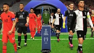 Juventus vs PSG - Final UEFA Champions League 2020 UCL - Neymar vs Ronaldo - PES 2019