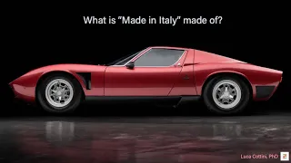 What is "Made in Italy" made of? | #lecture