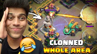 what a genius plan by this player (Clash of Clans)