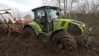 MEGA WTOPA//CLAAS AXION STUCK IN MUD//ZAPADLÝ CLAAS AXION 830//VALTRA//NEW HOLLAND//ŠKODA 180N