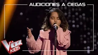 Saira Suarez canta 'Wrecking ball' | Audiciones a ciegas | La Voz Kids Antena 3 2019