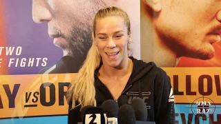 Katlyn Chookagian on Jessica Eye “This is a number one contenders fight” at UFC 231