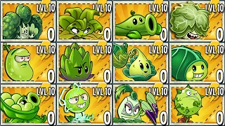 (Plants Vs Zombies 2) All GREEN Plants Power-Up! in PVZ2 Version 9.5.1